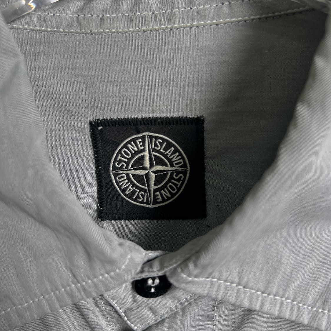 스톤아일랜드 그레이 코튼 나일론 오버 셔츠 S 상품이미지3