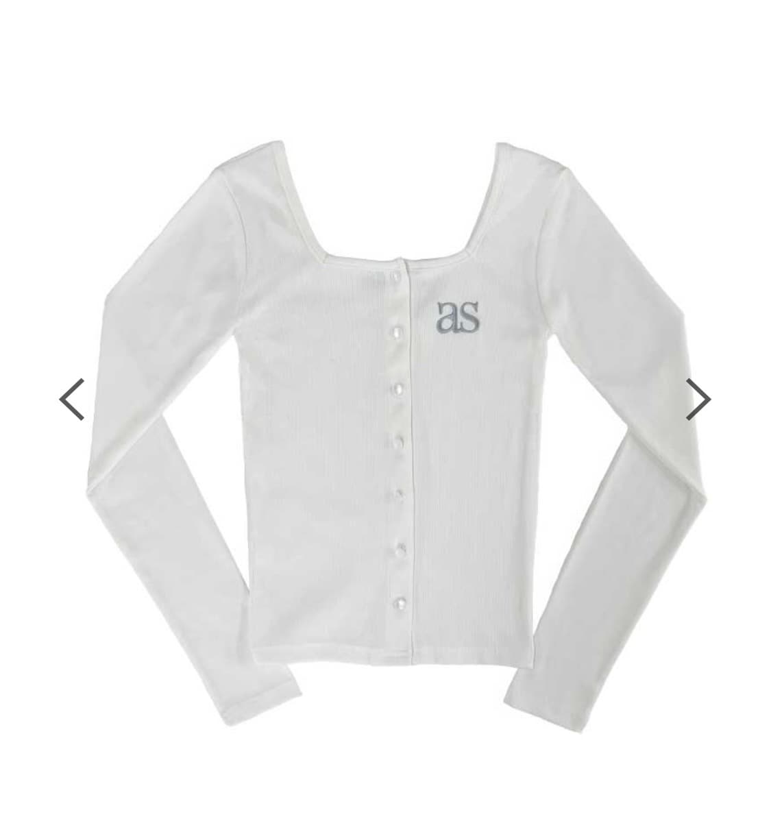 시실리 가디건 SICILY BUTTON CARDIGAN WHITE 상품이미지1