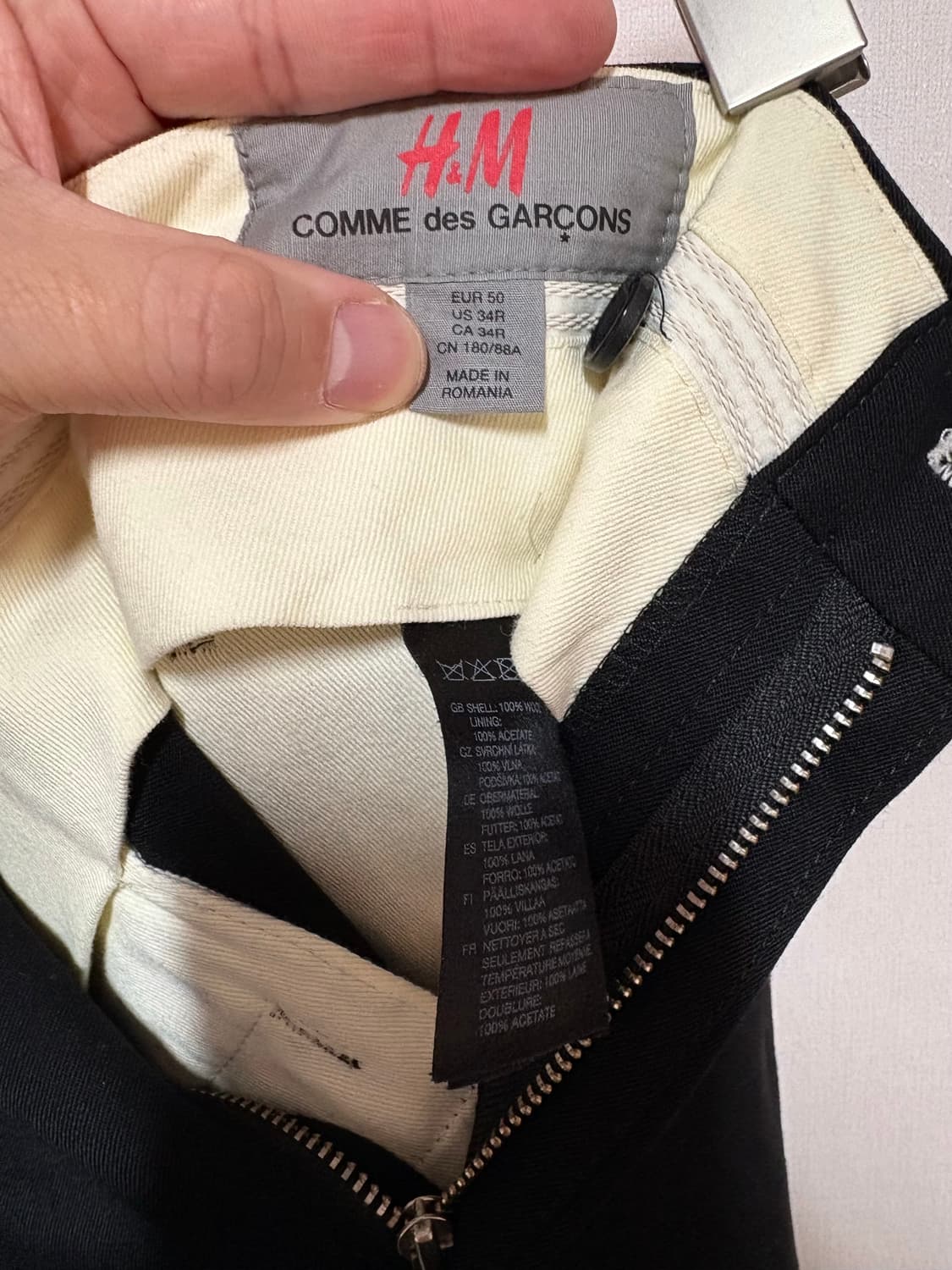 [50] COMME DES GARÇONS X H&M SET UP SUIT 상품이미지10