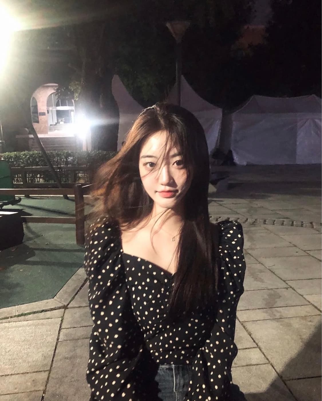 제니오 zaenio 러블리 도트 블라우스 상품이미지1