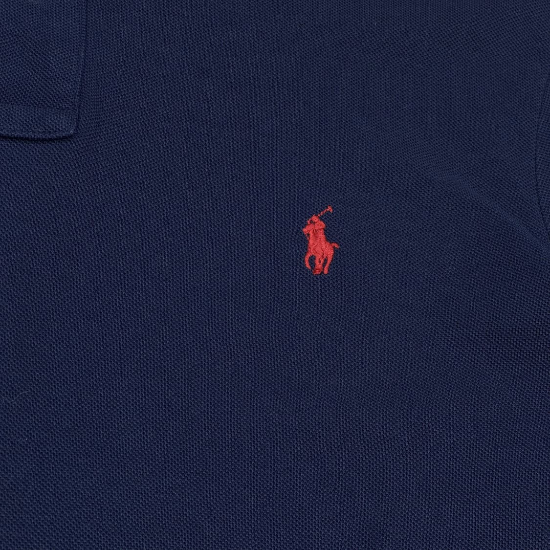 폴로 랄프로렌 클래식핏 긴팔 카라티 네이비 L 상품이미지3