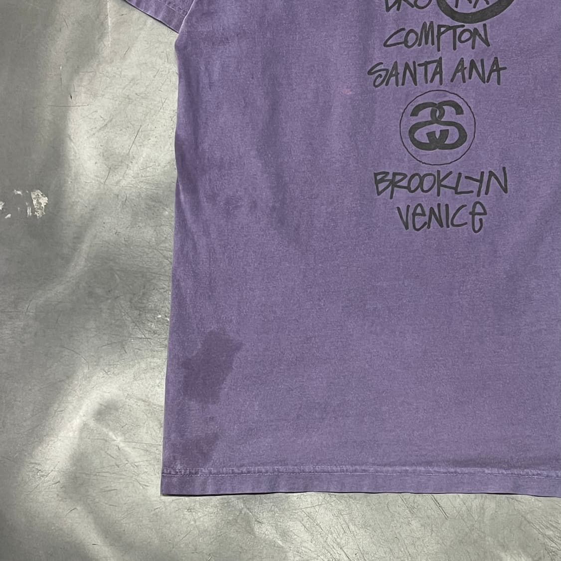  90s 스투시 월드 투어 반팔티 y15454 상품이미지6