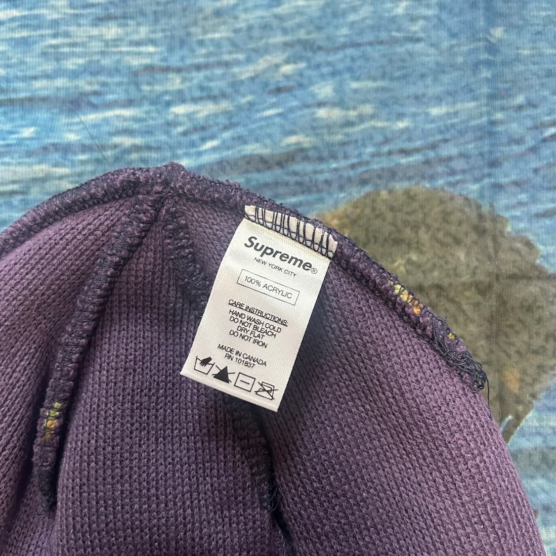 Supreme Stripe Knit Beanie 상품이미지4