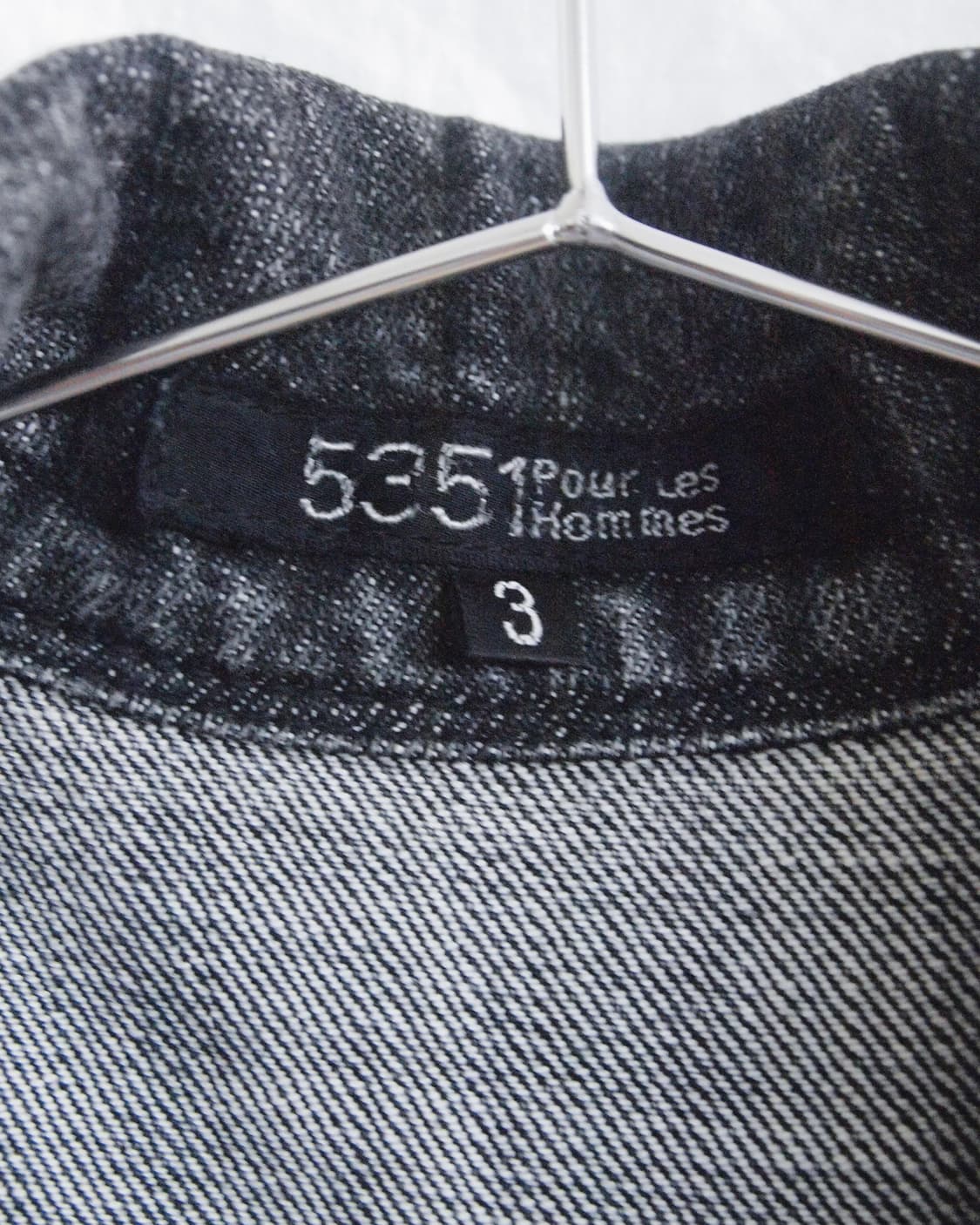 5351 pour les hommes 스톤워시 데님셔츠 상품이미지6