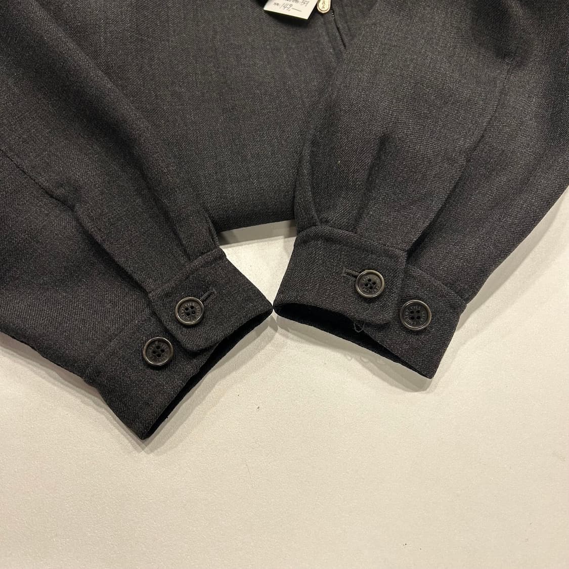 [105] 입생로랑 차콜 그레이 블루종 자켓 상품이미지9