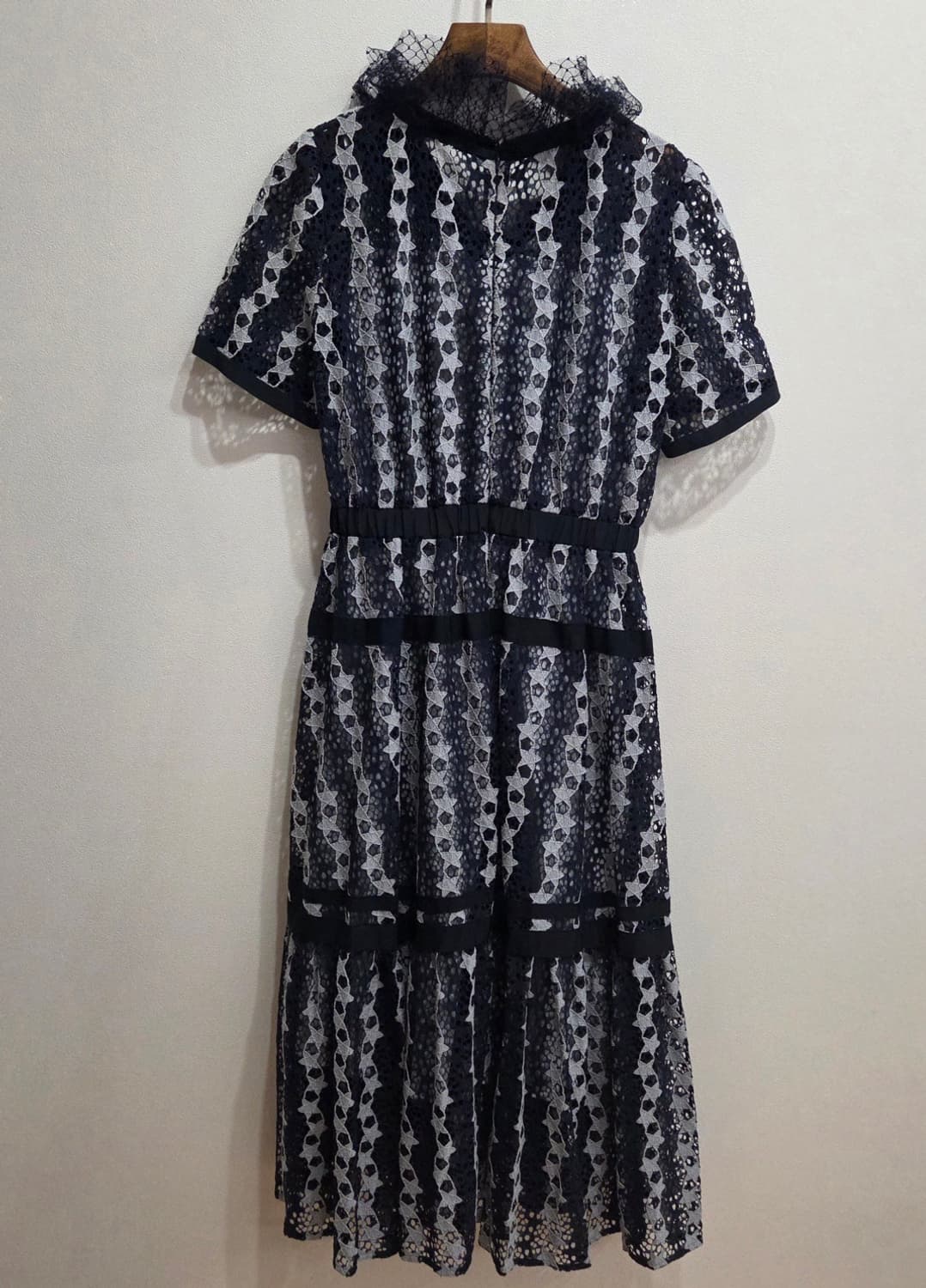 RENEE VON 레이스 원피스 네이비 상품이미지4