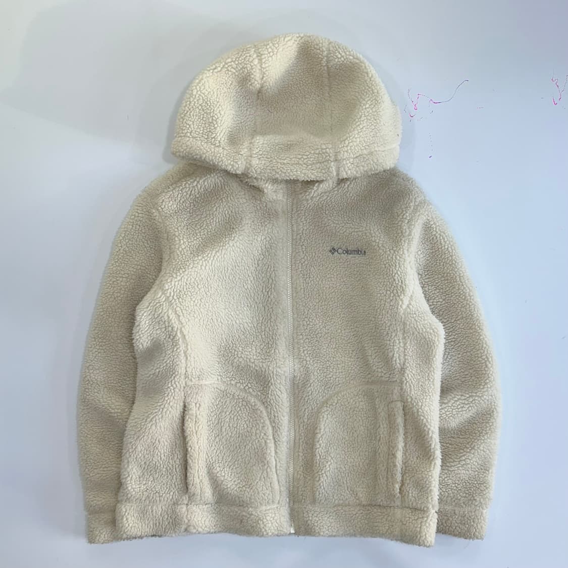 Columbia 콜롬비아 아이보리 후리스 집업 상품이미지3