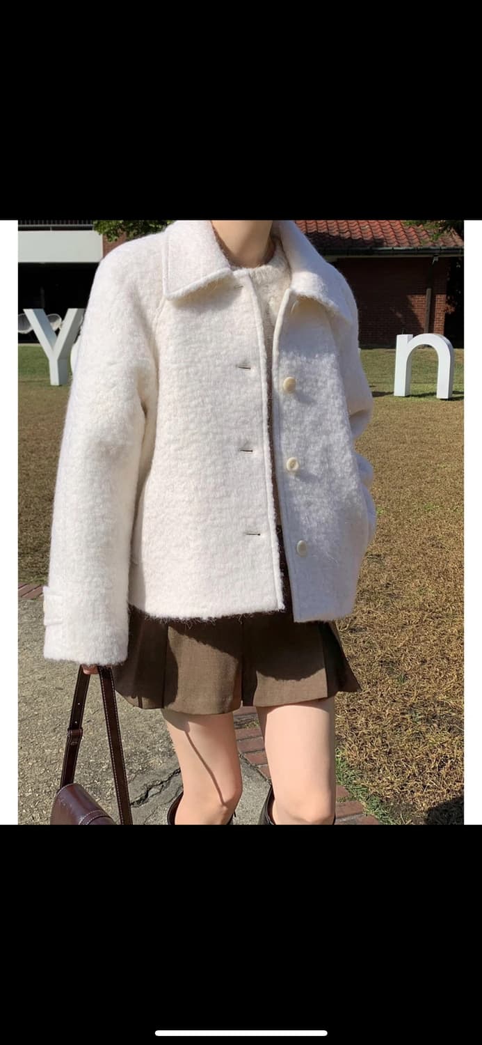 디어먼트 덤블 하프 싱글 코트 상품이미지4