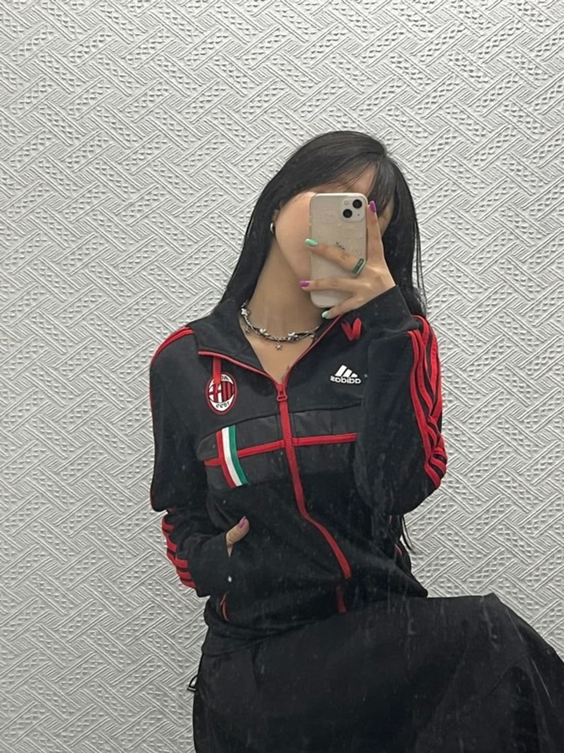 아디다스 ACM AC밀란 축구 트랙탑 져지 집업 90 C06693 상품이미지2