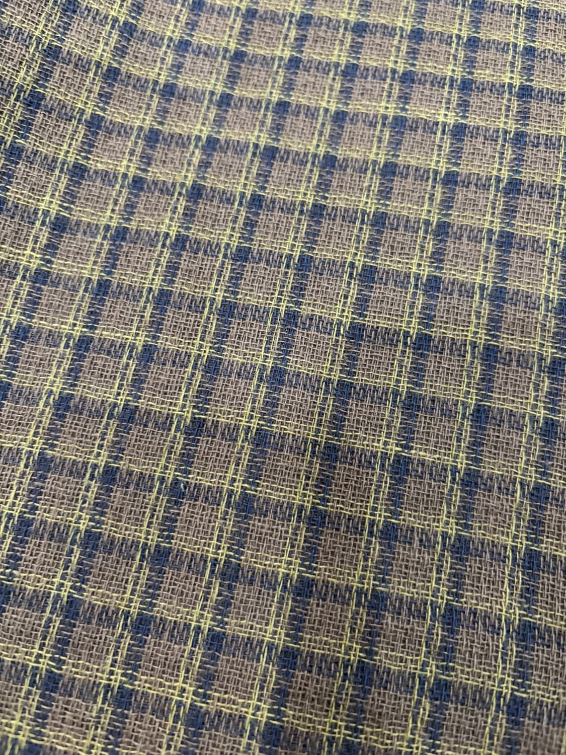 논노드 플렉서블 스트링 체크 셔츠 브라운 상품이미지2