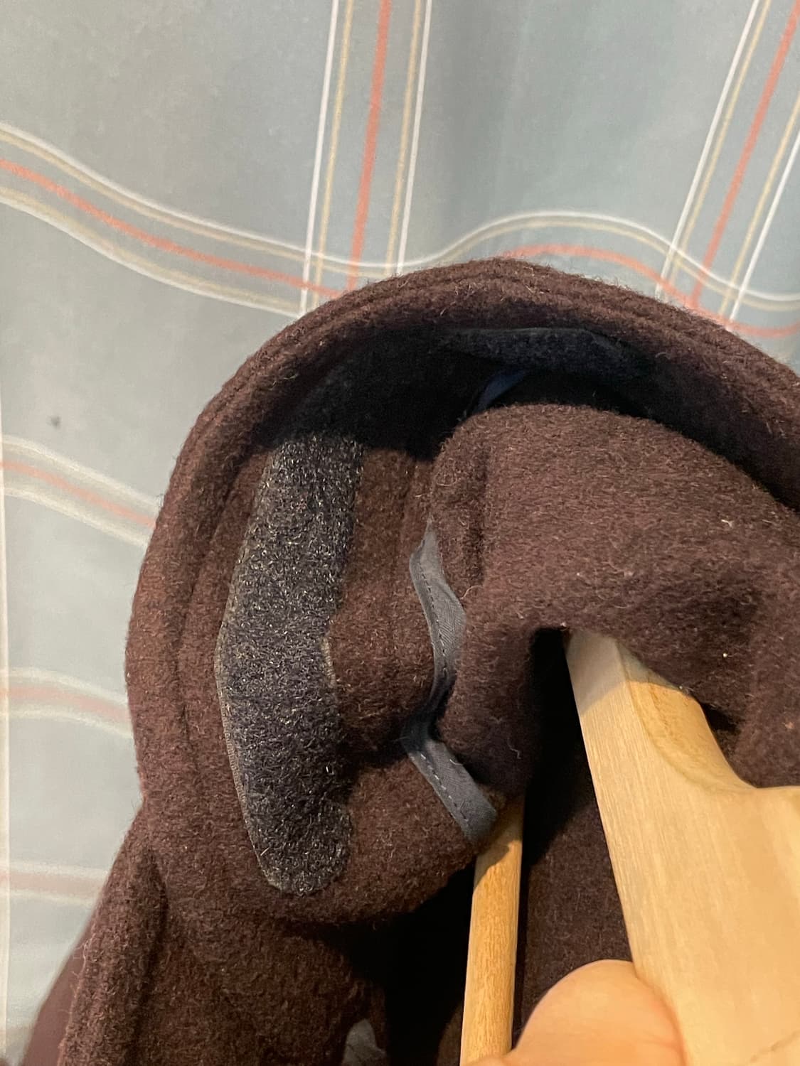 일본빈티지 다크브라운 떡볶이롱코트  상품이미지6