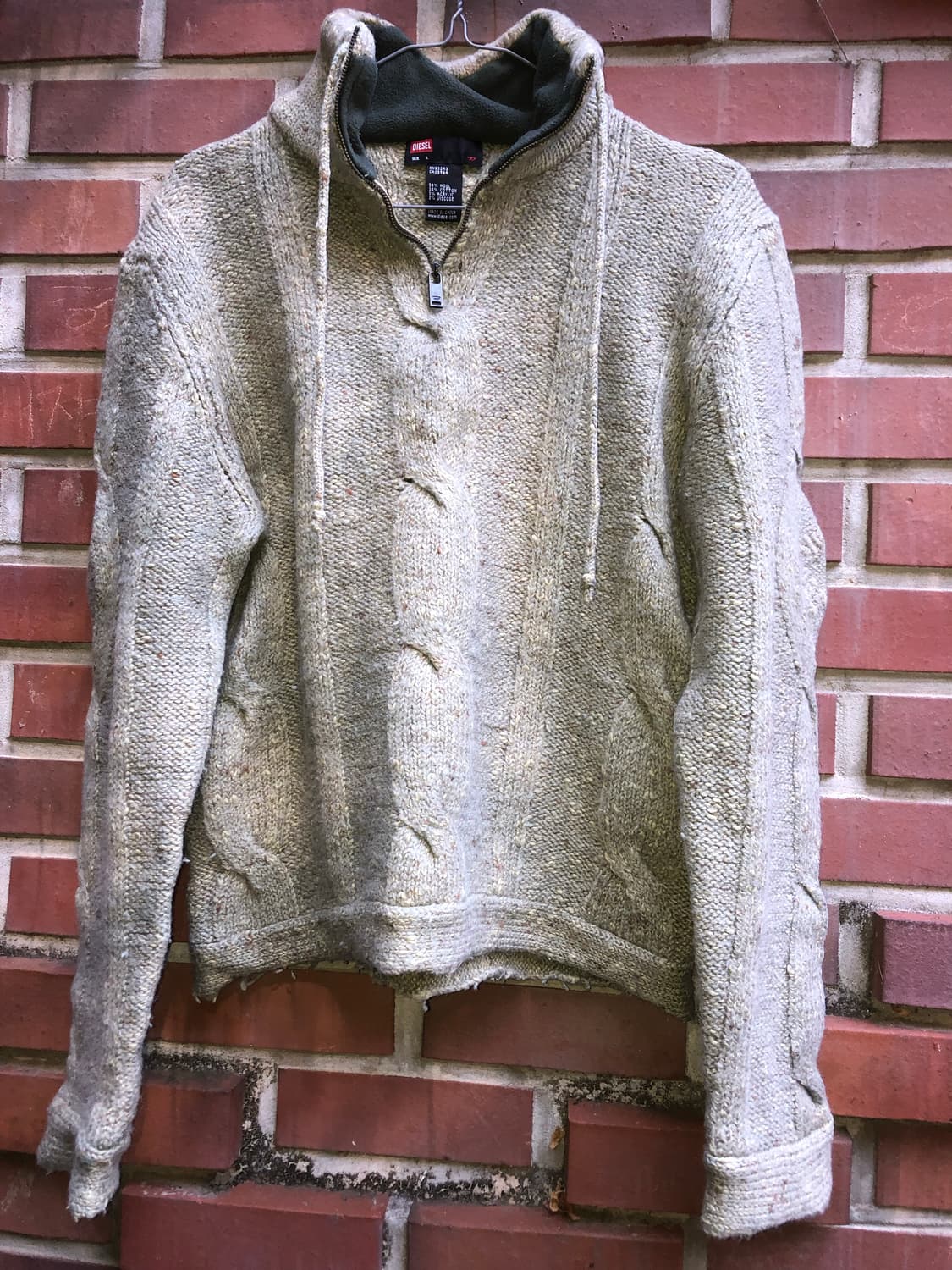 Diesel khaki knit 상품이미지6