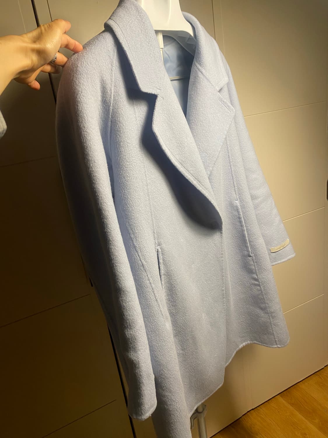 OZOC 하늘색 핸드메이드 코트 55 상품이미지4