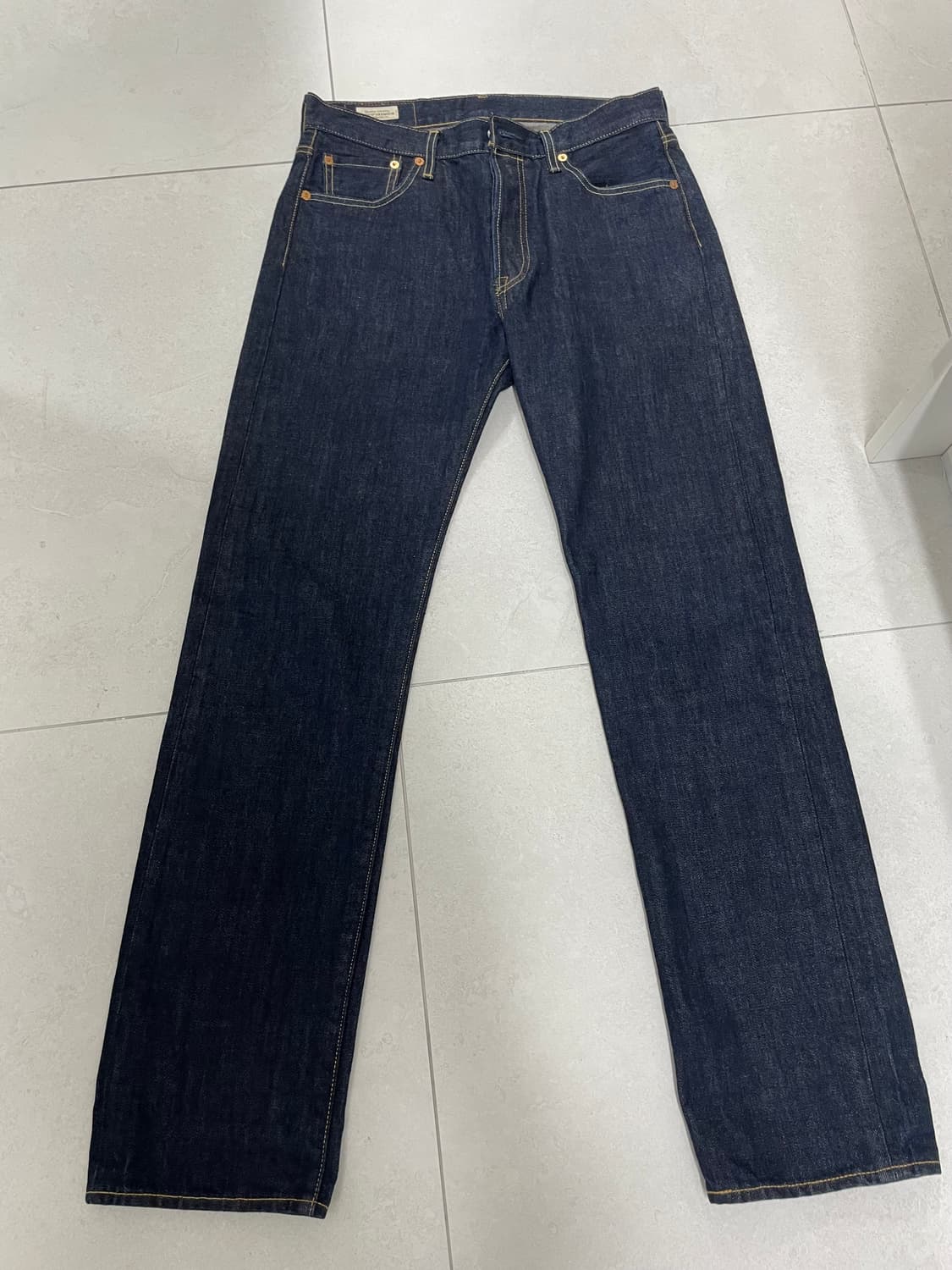 리바이스 501 오리지널 다크 인디고 W30 L32 상품이미지2