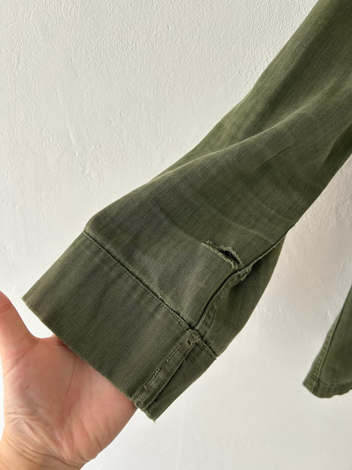 50's Dutch army hbt utility shirt 상품이미지5