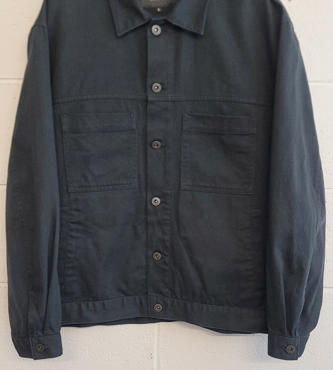 무신사스탠다드 릴렉스드 코튼 트러커자켓(블랙데님자켓) 판매 상품이미지5