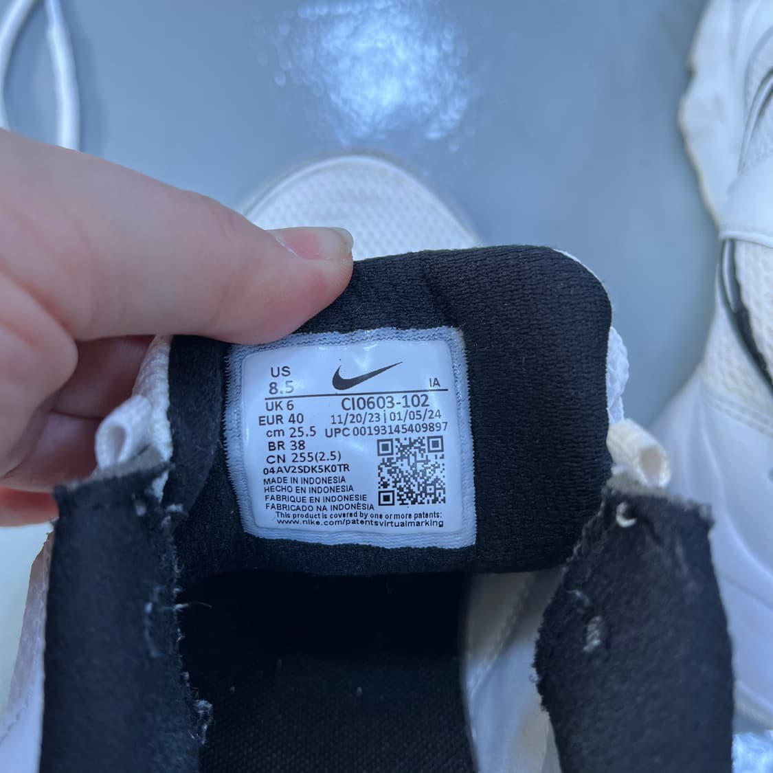 255 나이키 에어 하이츠 운동화 0306M 상품이미지7