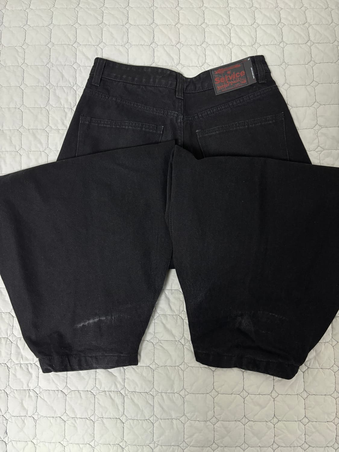 [46] 이스트서비스샵 벌룬 데님 팬츠 블랙 상품이미지7