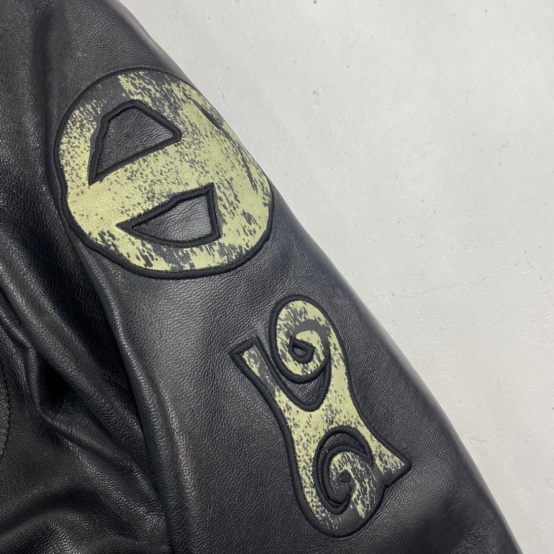 빈티지 인디고 레드 소가죽 레더 자켓 (105) 상품이미지4