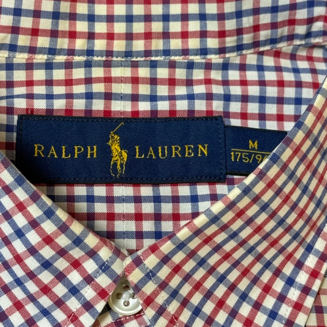 폴로 랄프로렌 체크 셔츠 남성용 M 상품이미지4