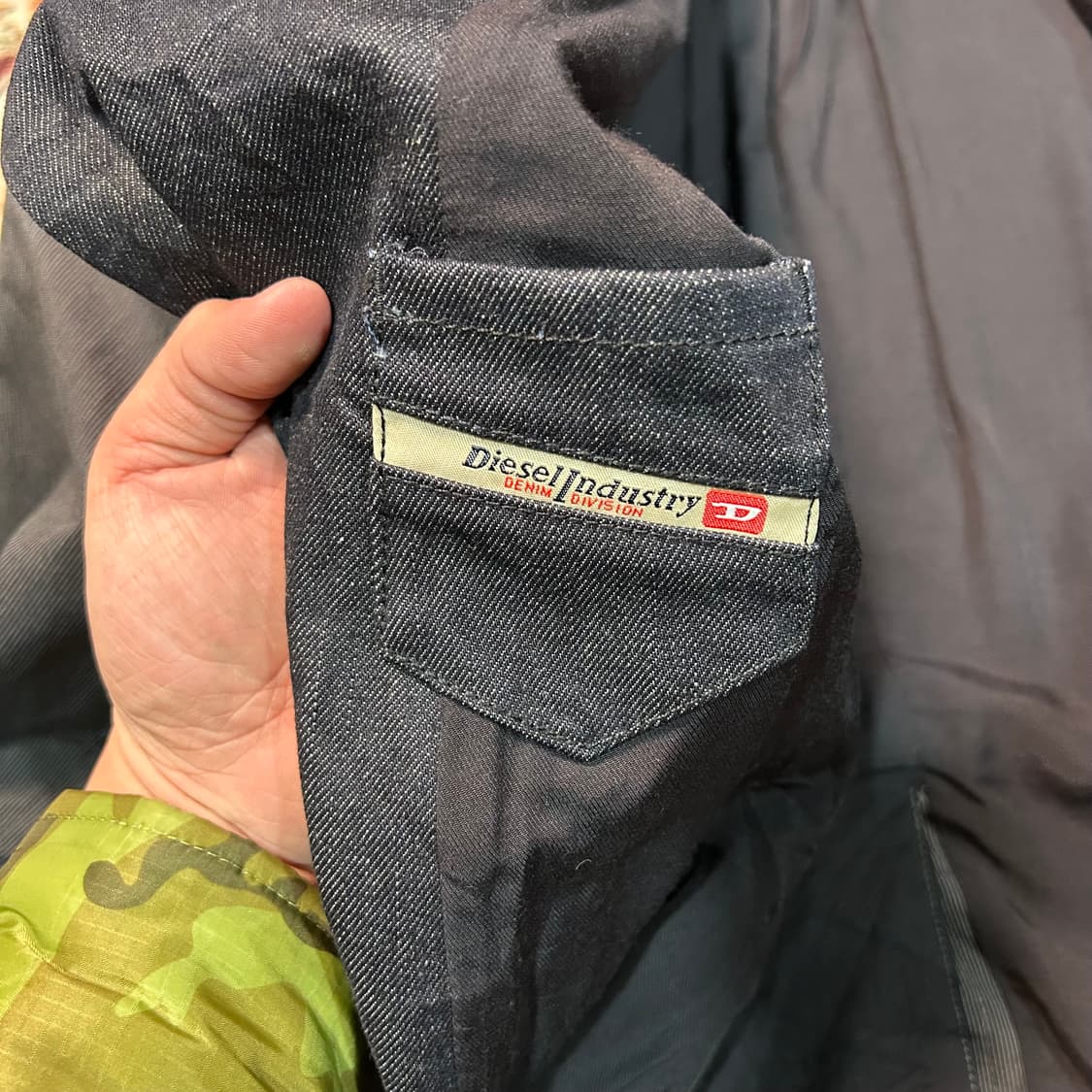 [M] 디젤 데님카라  스트라이프 엔진 블레이저 상품이미지6