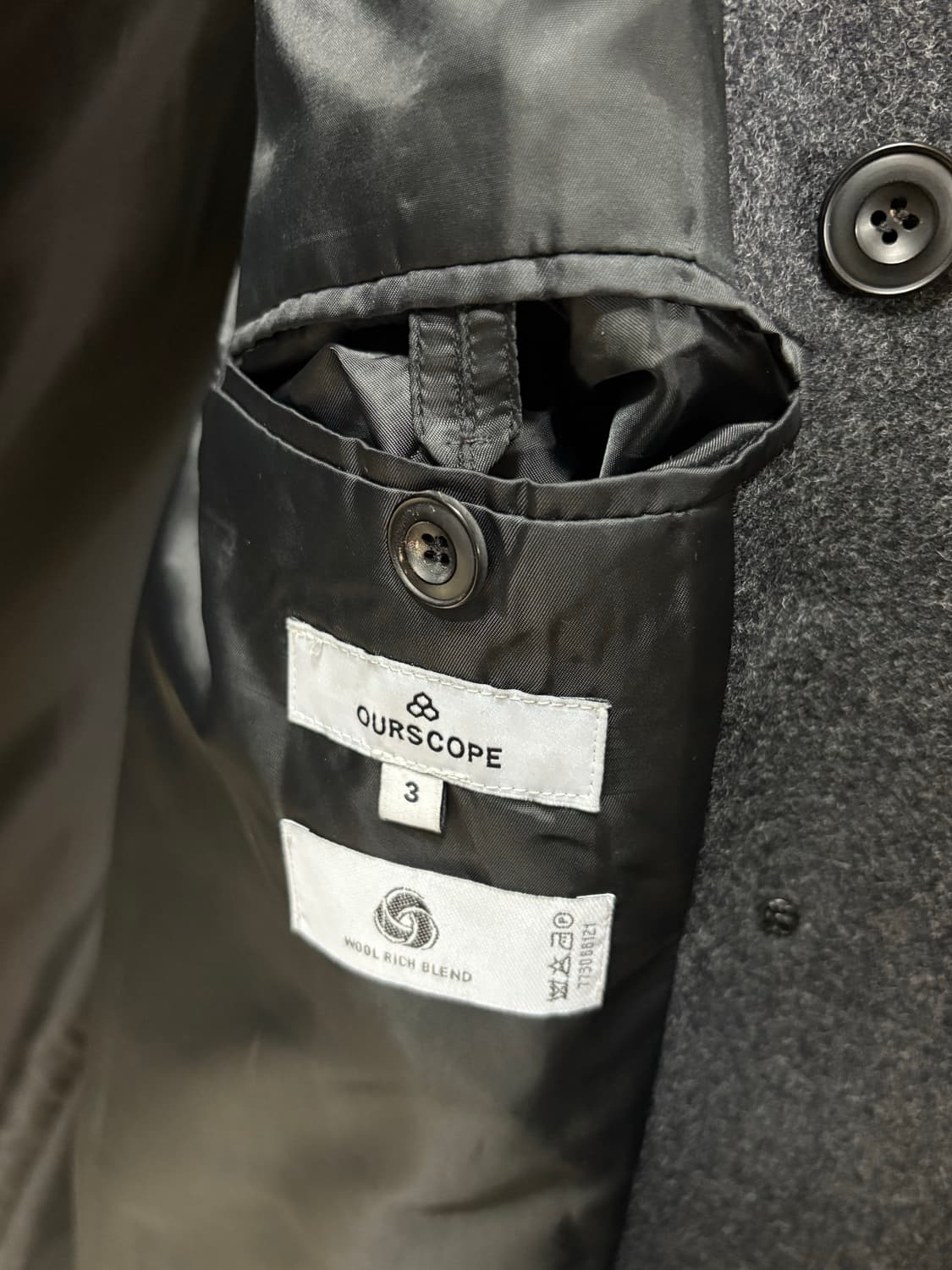 아워스코프 울 더블브레스티드 코트 상품이미지6