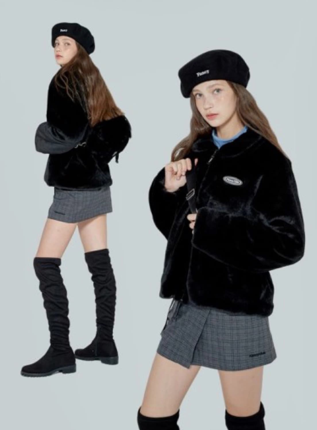 팬시클럽 퍼자켓 상품이미지1