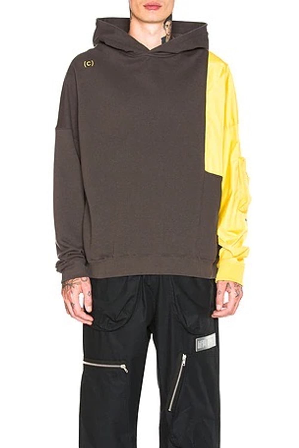 C2H4 18ss 배색 후드 (실측95) 상품이미지2