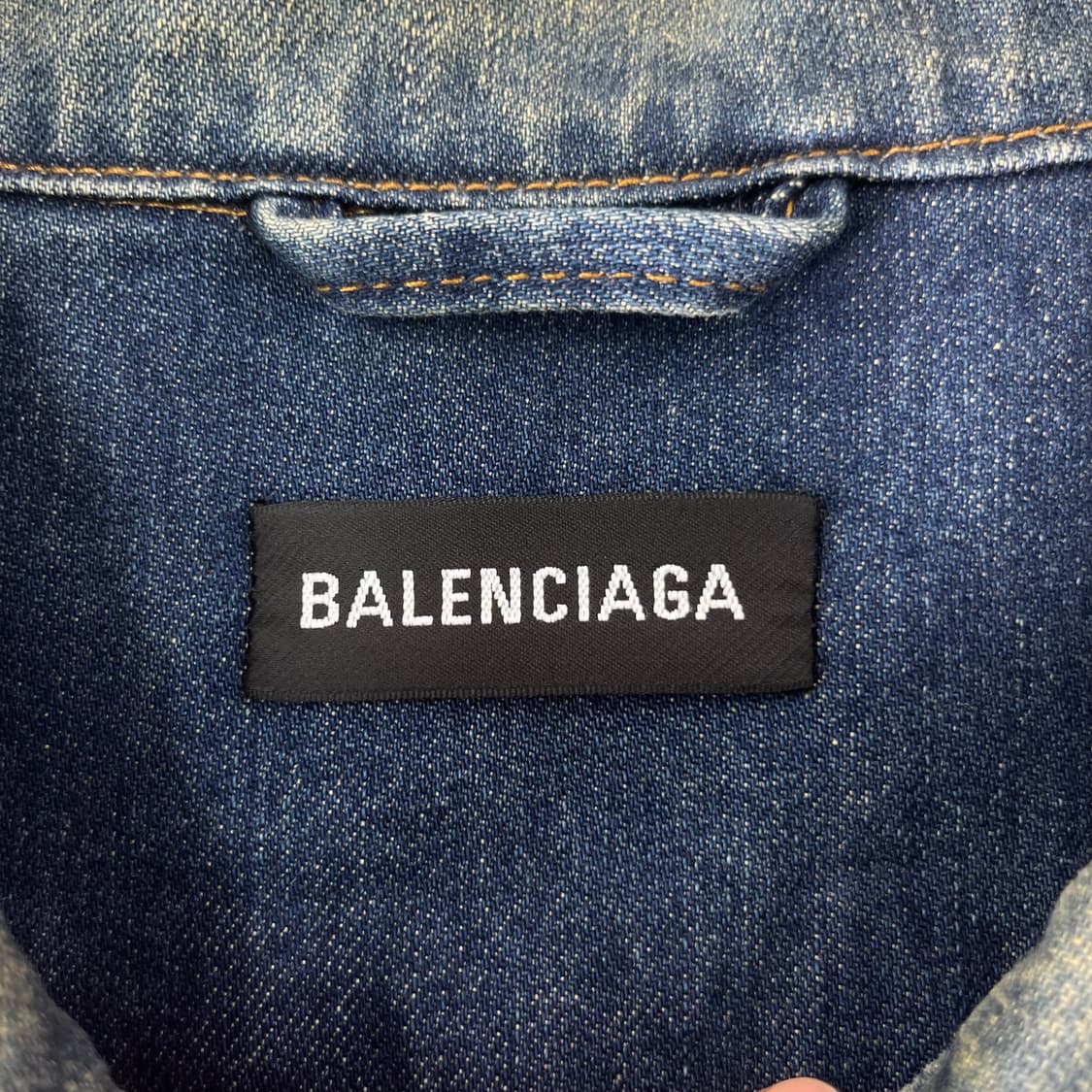 100 발렌시아가 2018 데님 자수 청자켓 상품이미지4