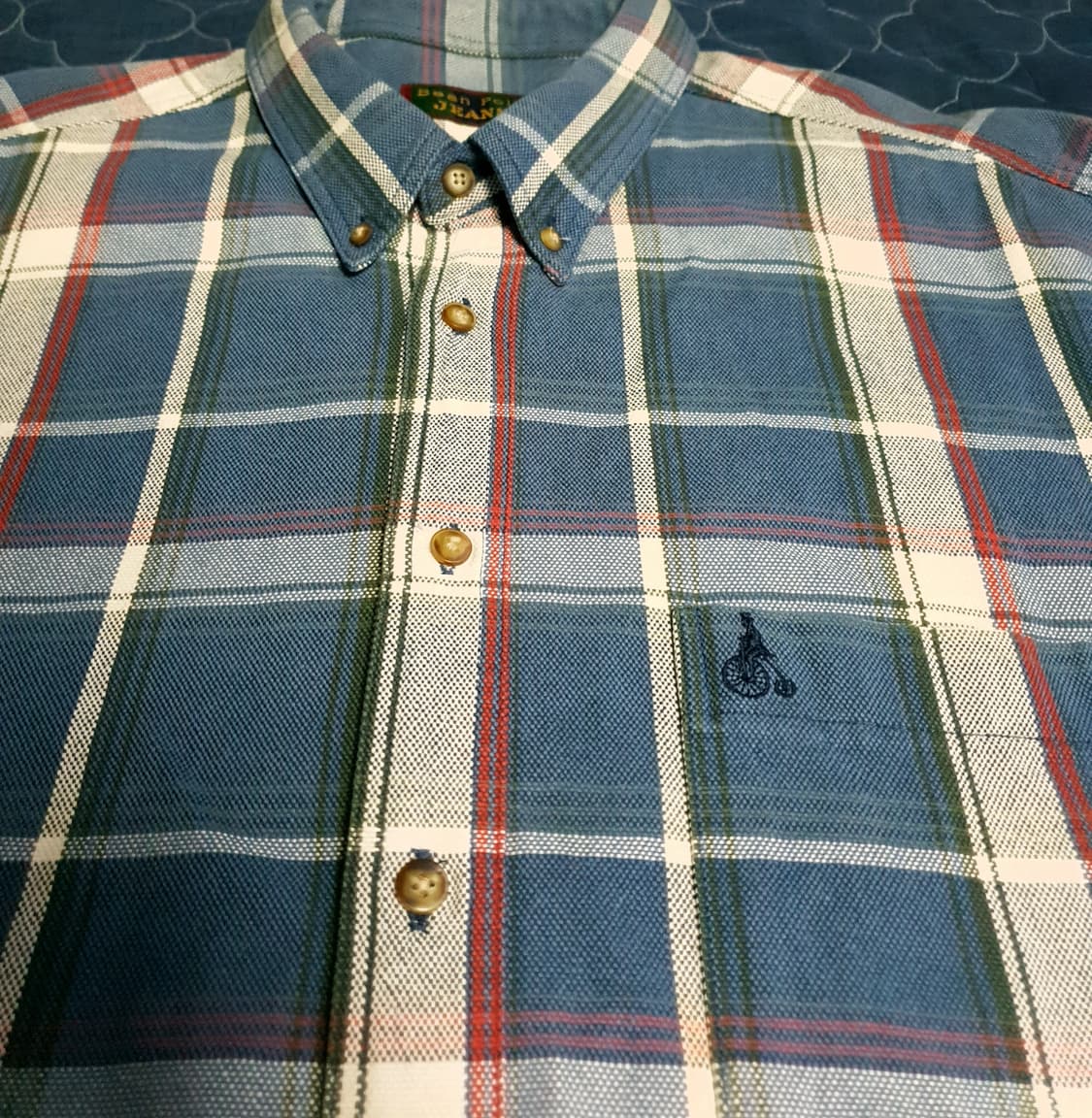 (빈티지) 빈폴 진스 00s 클래식 체크 버튼다운 워크 셔츠 (105 상품이미지2