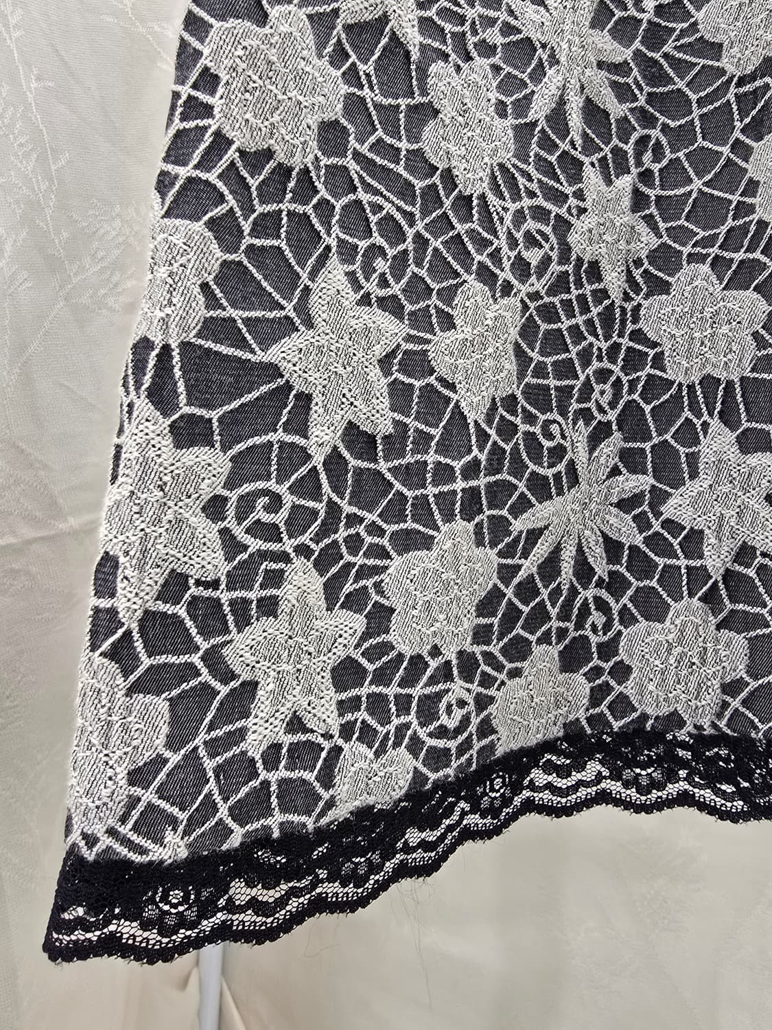 플라워 레이스 플레어 스커트 상품이미지2