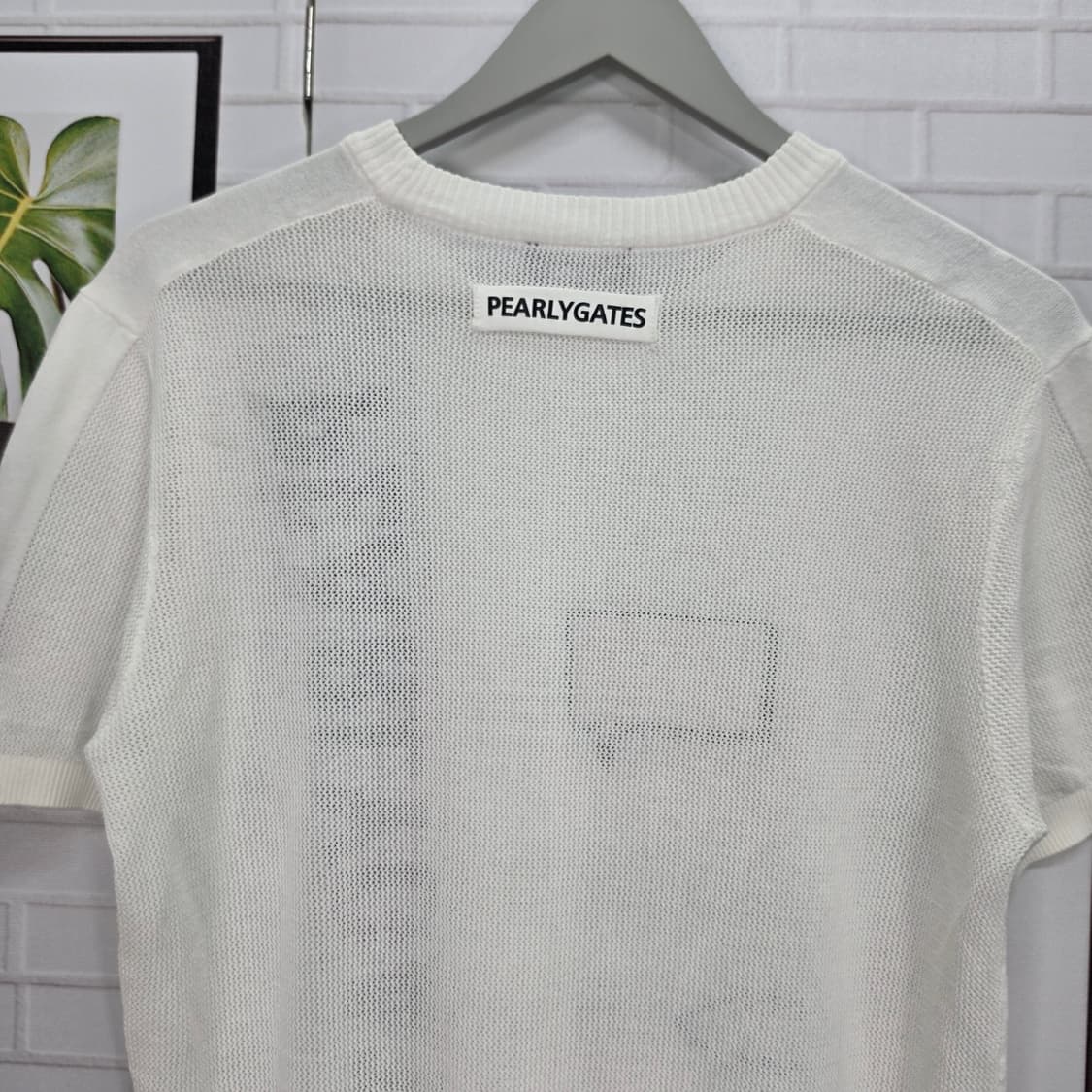 2023년 파리게이츠 자카드 골프 반팔 니트 티셔츠 100 5사이즈 상품이미지7