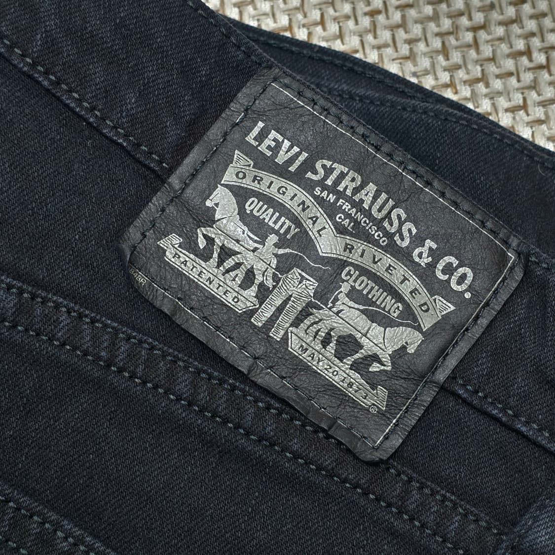 리바이스 511 블랙 반바지 (34X32) 상품이미지6