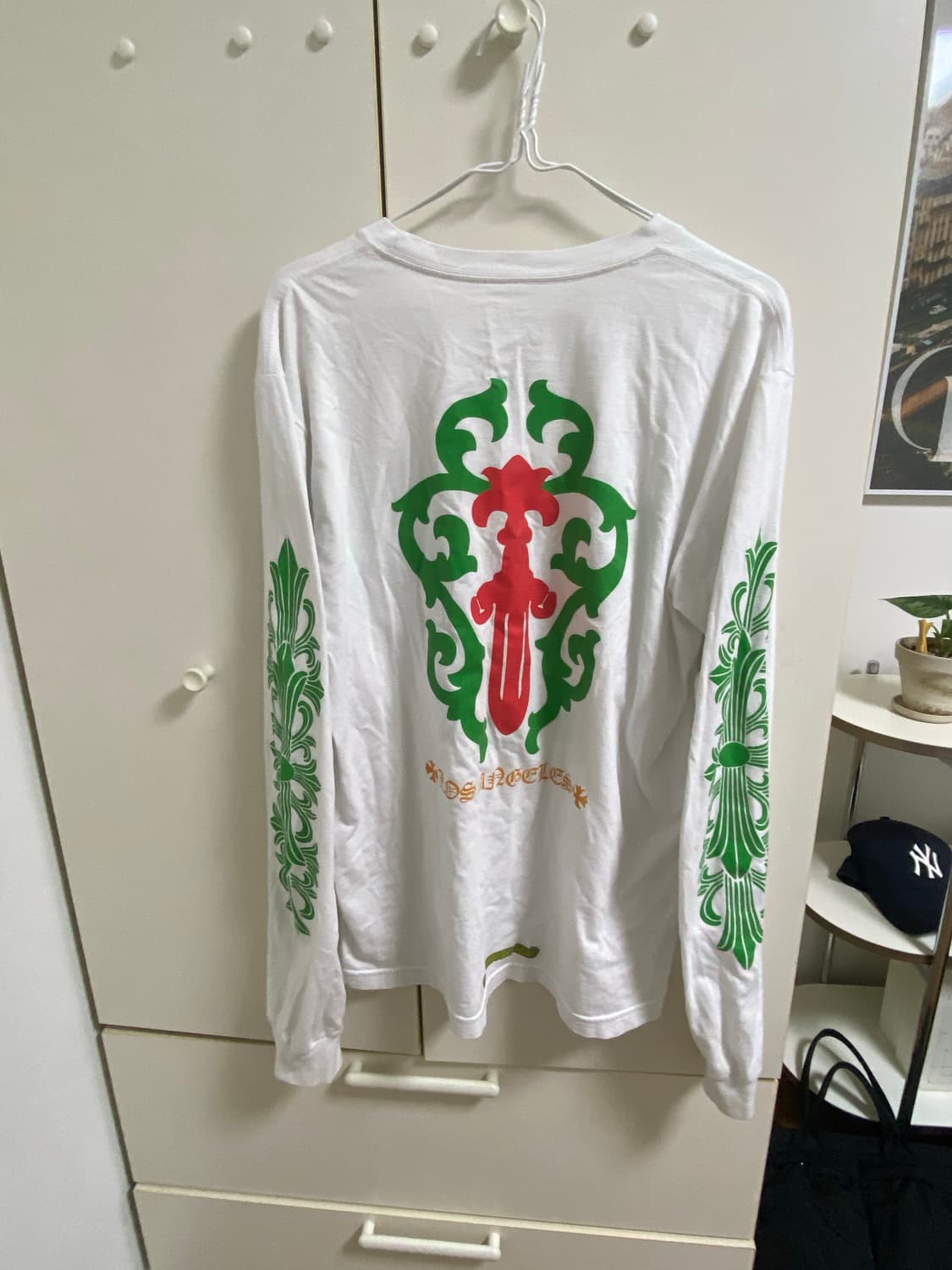 크롬하츠 대거 플로랄 로스엔젤레스 한정판 롱슬리브 사이즈 L 상품이미지1