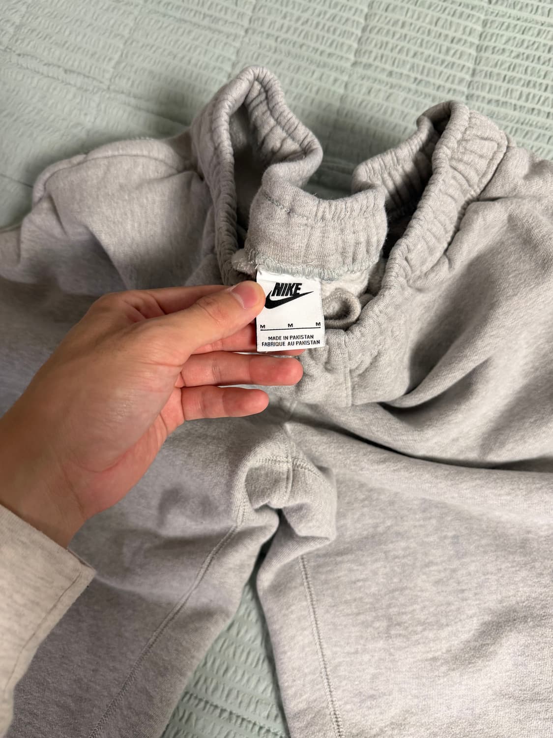 나이키 x 스투시 플리스 팬츠 그레이 헤더 (FN5231-050)  상품이미지3