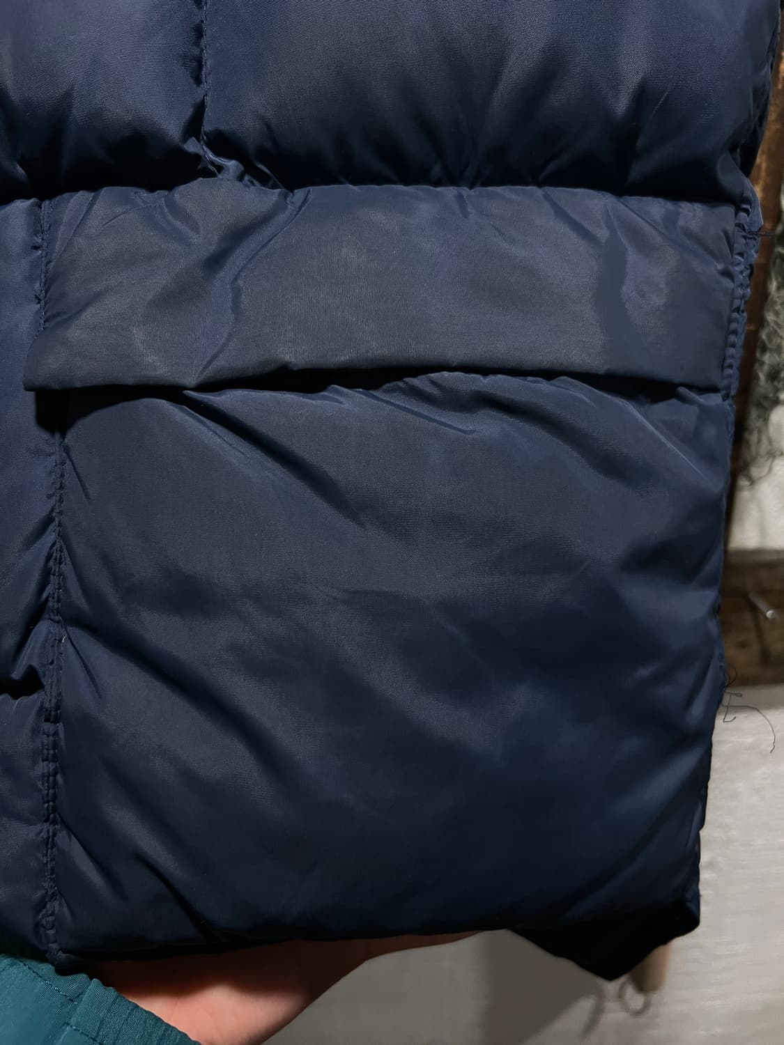 [L]90's SCHOTT USA 쇼트 덕다운 요크 패딩 베스트 상품이미지4