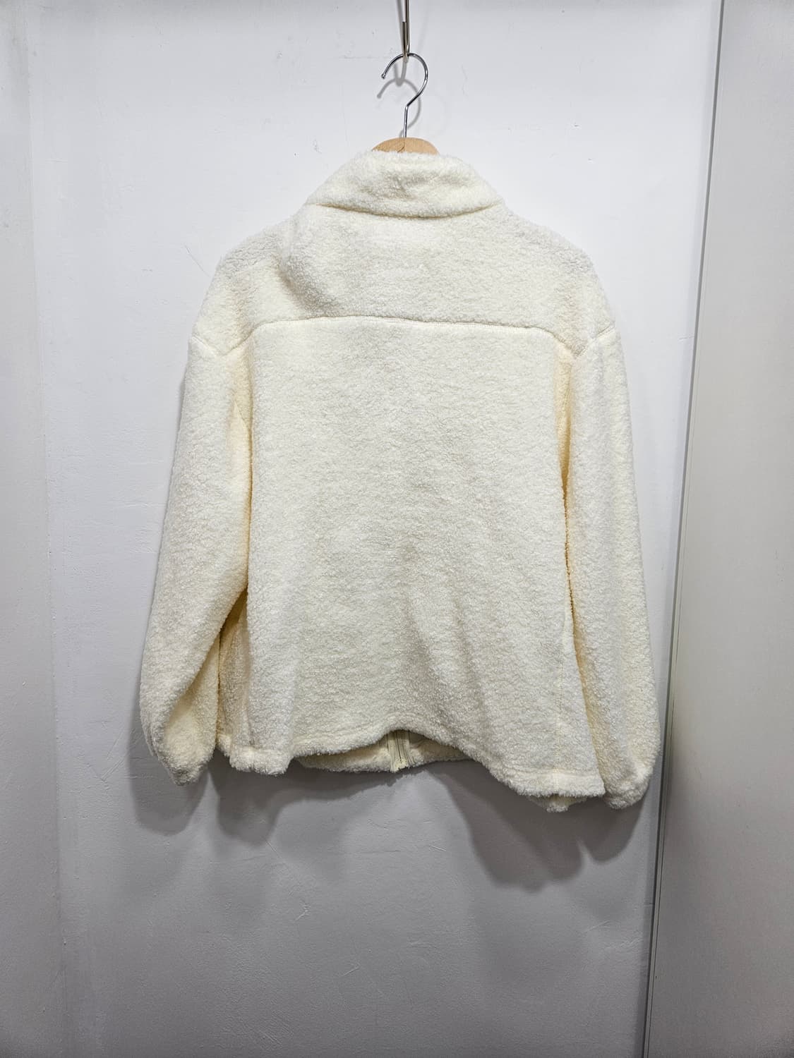 나이키(Nike) 아이보리 뽀글이 플리스 집업 100 상품이미지5