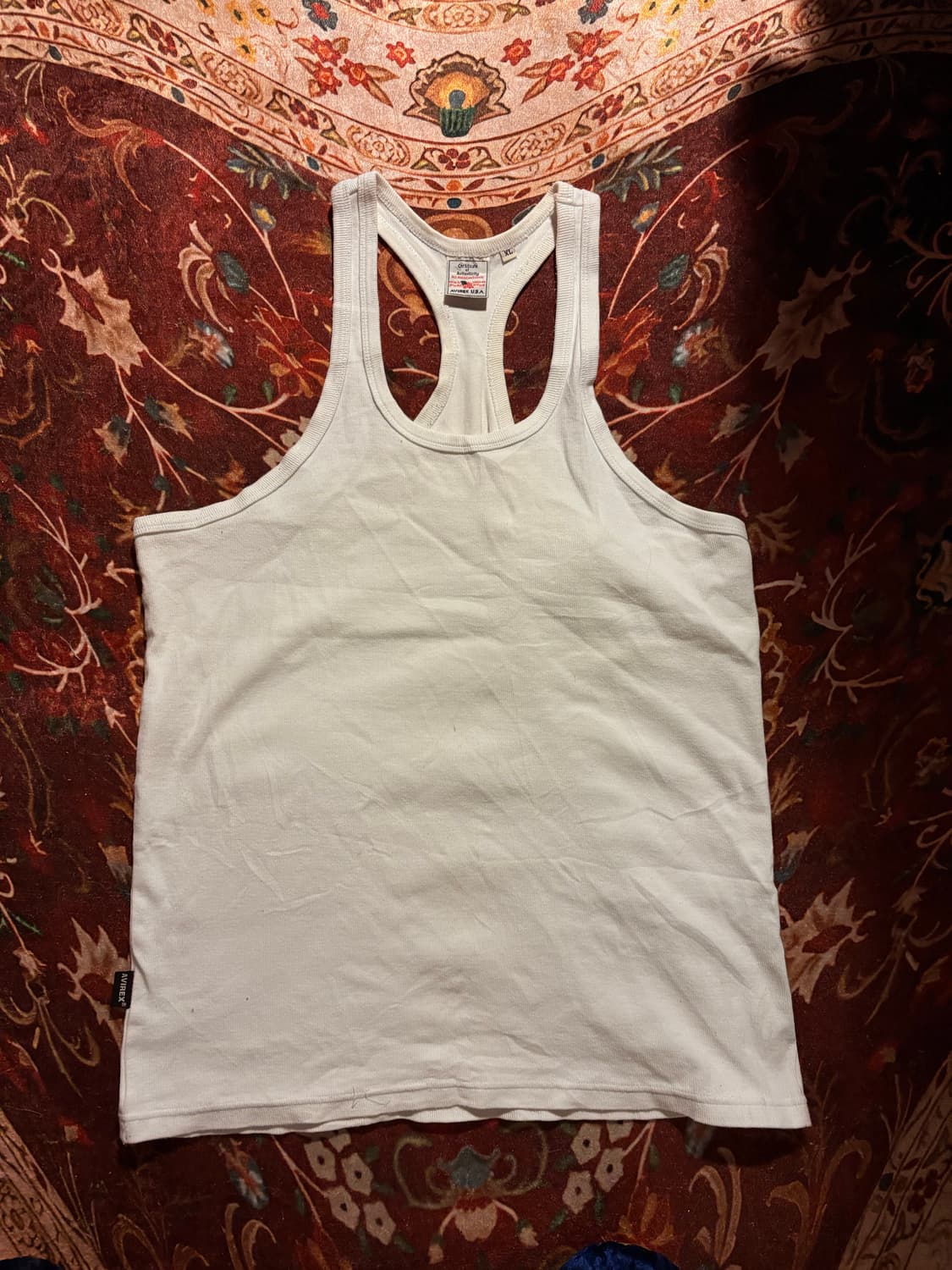 Avirex ribbed fabric Tank top  상품이미지1