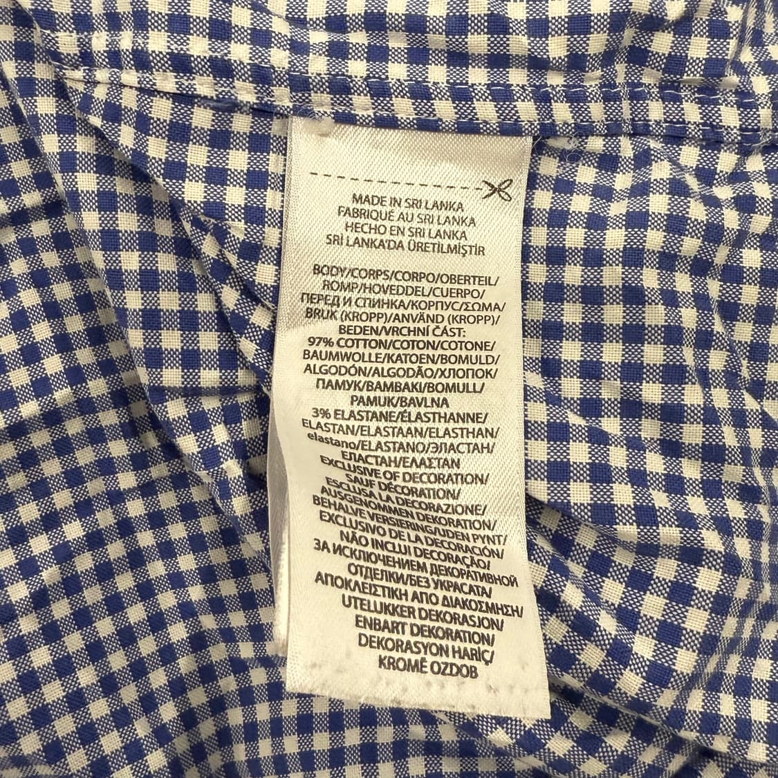 [정품/XL] 폴로 랄프로렌 긴팔 깅엄체크 셔츠 b15 상품이미지6
