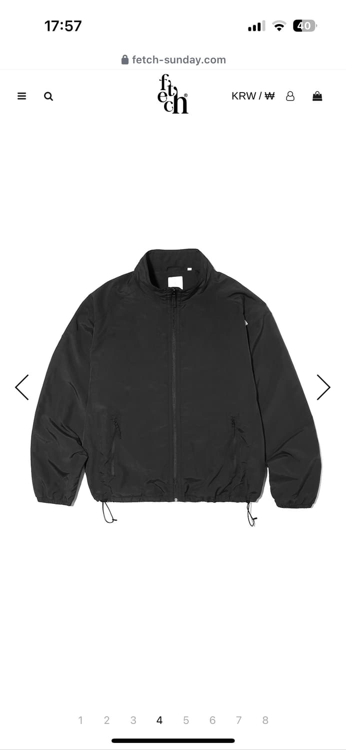 SUPPLEX® TRACK JACKET BLACK  상품이미지1