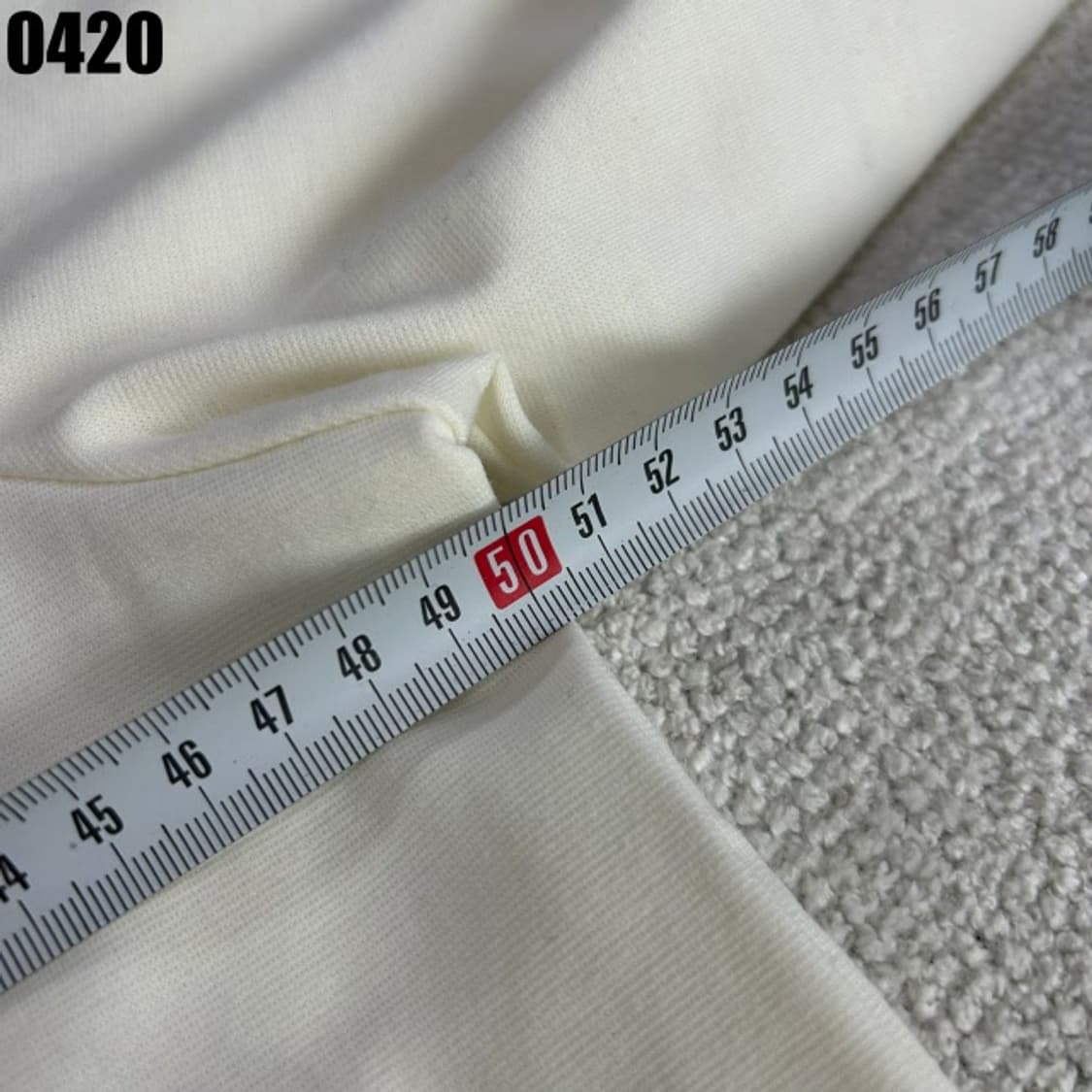 케이스위스 흰색 라인 긴팔티 s 상품이미지4