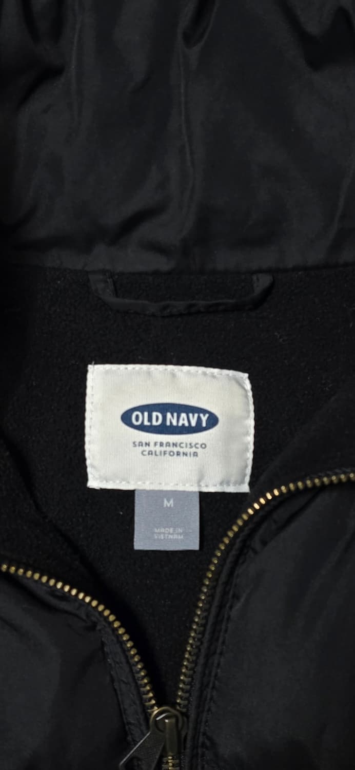 올드네이비 여성 블랙 패딩 조끼 M 상품이미지3