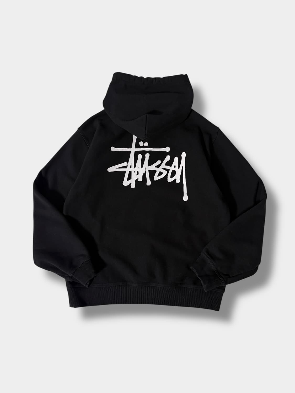 스투시 루즈핏 재팬 베이직 스탁로고 해비 스웻 후드 상품이미지1