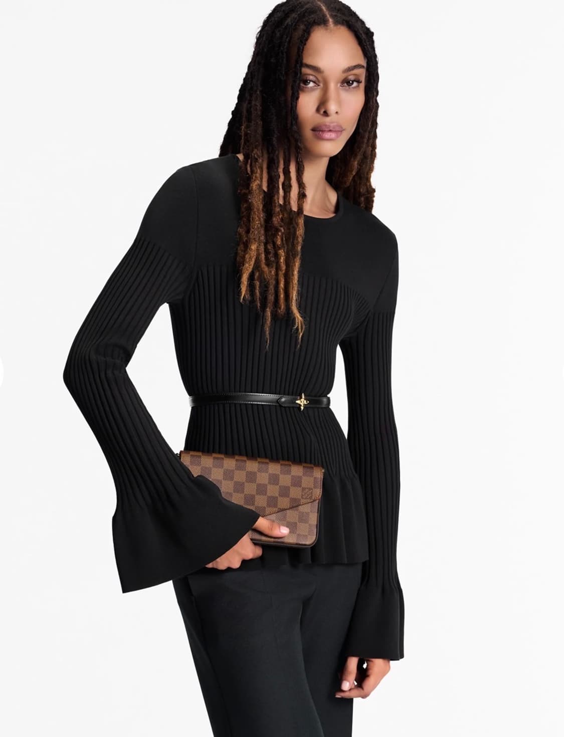 [A+급/정품]루이비통 펠리시 포쉐트 캔버스 다미에 에벤 가방 상품이미지9