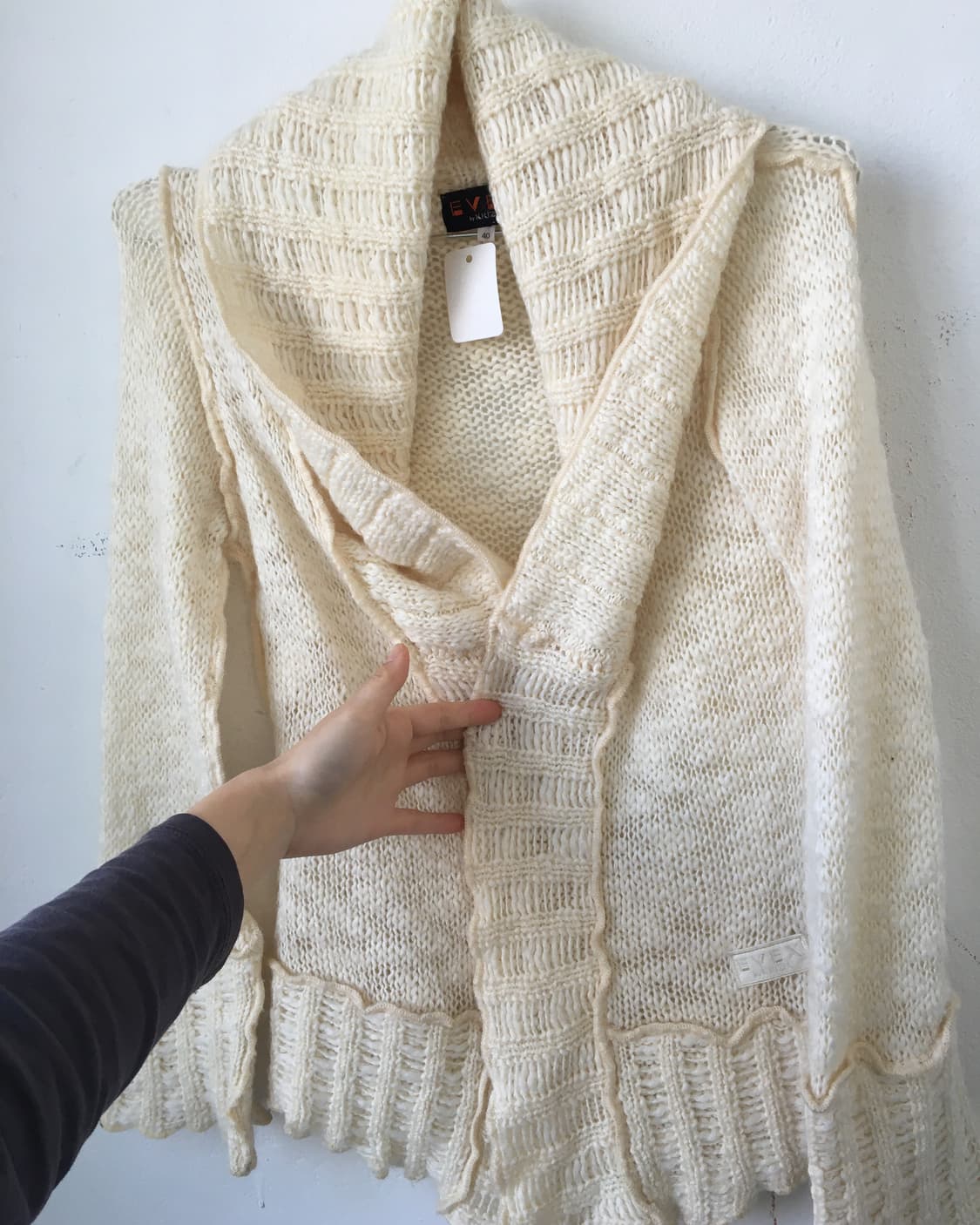 Evex krizia knit open cardigan 상품이미지4