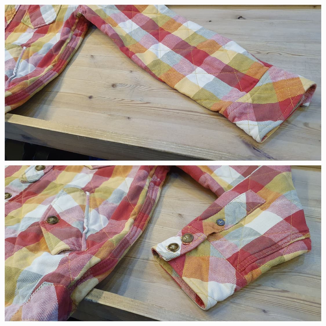 95/66.리바이스 플란넬 패딩남방(공용) 상품이미지5