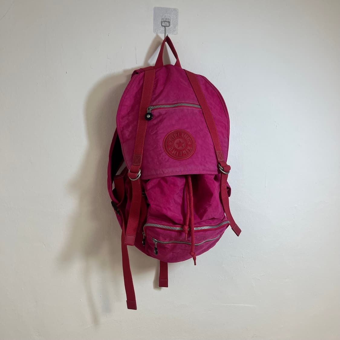 Kipling hot pink backpack 상품이미지3
