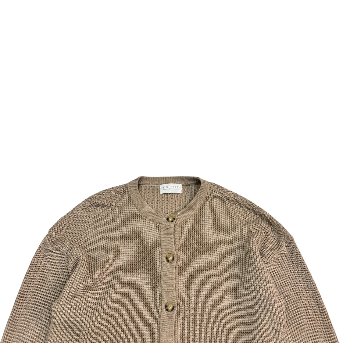 니티드 라운드넥 가디건 상품이미지2