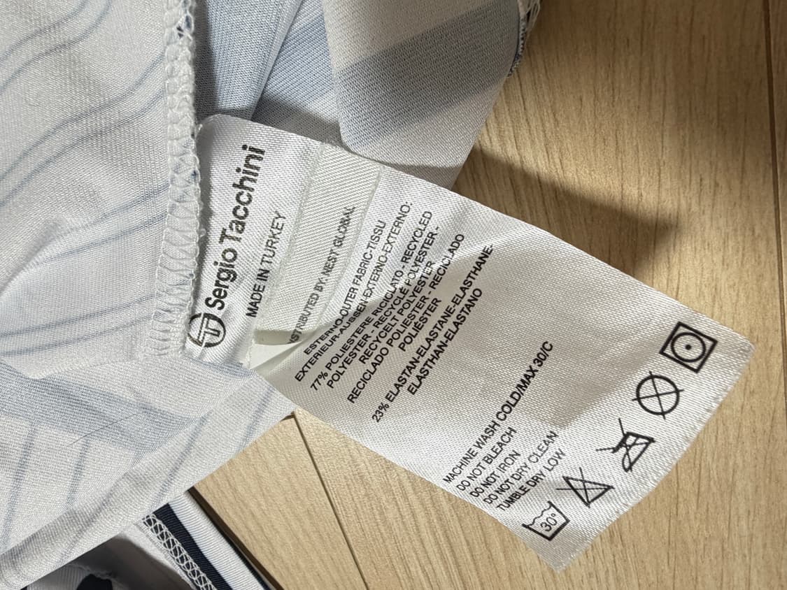 세르지오 타키니 스트라이프 민소매 나시 티셔츠 L 상품이미지4