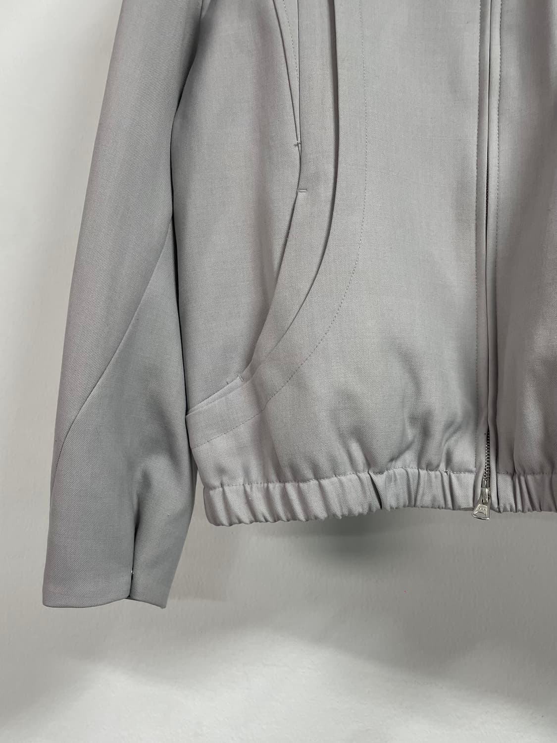 쿠어 모카그레이 울 투웨이 블루종 자켓 (on.603)  상품이미지4